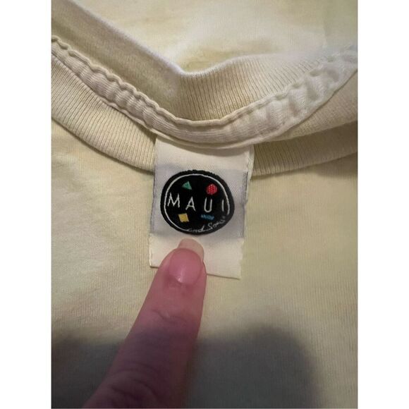 Maui and Sons yellow and black t-shirt - Picture 5 of 5